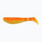 Przynęta gumowa Relax Kopyto 3 Laminated 4 szt. Orange / Chartreuse-Silver Glitter BLS3-L