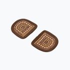 Łatki do rękawiczek jeździeckich Hauke Schmidt Magic Tack Patches Square brązowe 0111-399-44