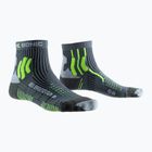 Skarpety biegowe X-Socks Xbs. Effektor Running szaro-zielone EF-RS01S21U-G086