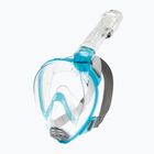 Maska pełnotwarzowa do snorkelingu dziecięca Cressi Baron niebieska XDT0360026