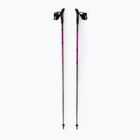 Kije nordic walking Fizan Runner czarno-różowe S22 CA06