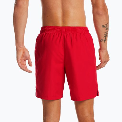 Szorty kąpielowe męskie Nike Essential 7" Volley czerwone NESSA559 2