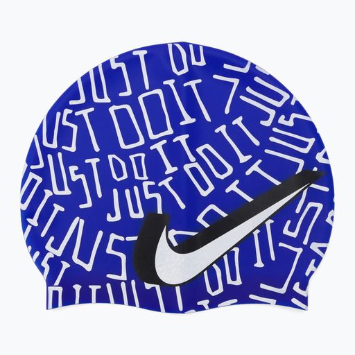 Czepek pływacki Nike Jdi Scribble Graphic 2 niebieski NESSC159