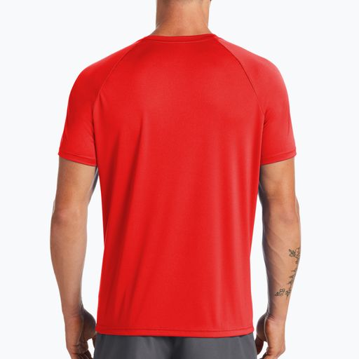 T-shirt treningowy męski Nike Ring Logo czerwony NESSA586 2