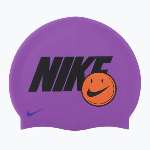 Czepek pływacki Nike Have A Nike Day Graphic 7 fioletowy NESSC164