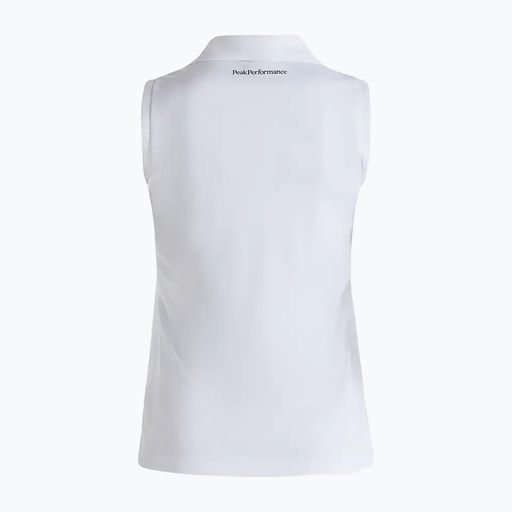 Koszulka polo damska Peak Performance Illusion biała G77553010 3