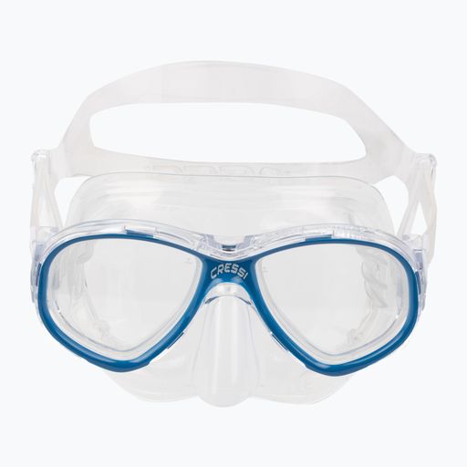 Zestaw do snorkelingu dziecięcy Cressi maska Perla Jr + fajka Minigringo bezbarwno-niebieski DM101220 2