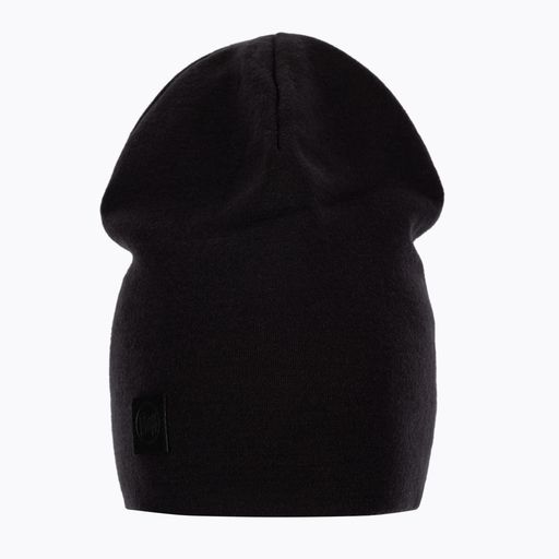 Czapka BUFF Heavyweight Merino Wool Hat Solid czarna 113028 2