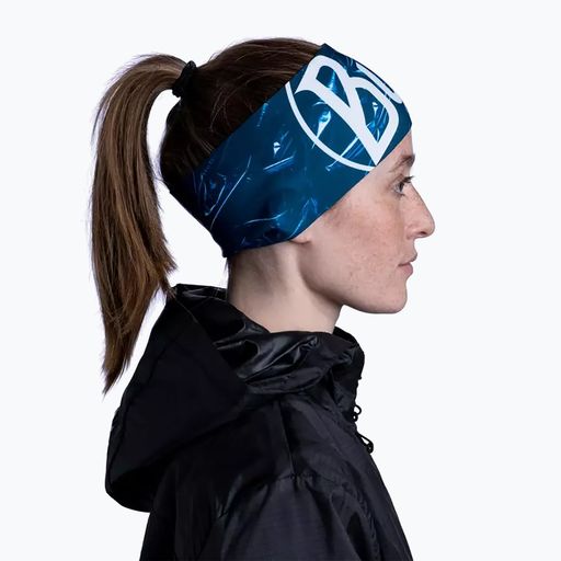 Opaska BUFF Tech Fleece Headband Xcross granatowa 126291.555.10.00 3