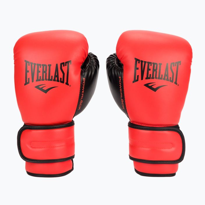 Rękawice bokserskie męskie EVERLAST Powerlock Pu czerwone EV2200