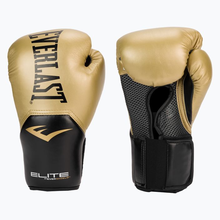 Rękawice bokserskie EVERLAST Pro Style Elite 2 złote EV2500 3