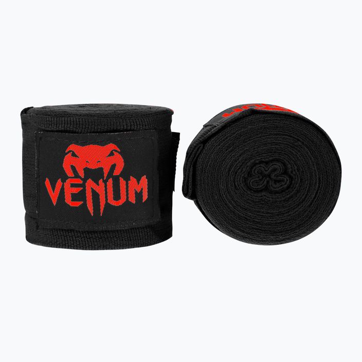 Bandaże bokserskie Venum Kontact czarno-czerwone 0429-100