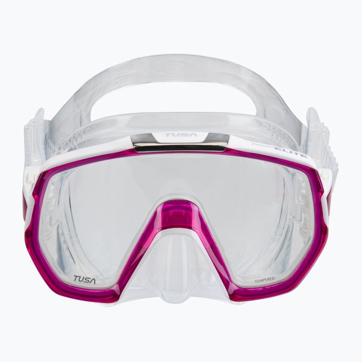 Maska do nurkowania TUSA Freedom Elite różowa M-1003 2