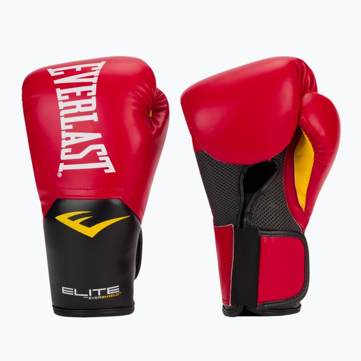 Rękawice bokserskie EVERLAST Pro Style Elite 2 czerwone 2500 3