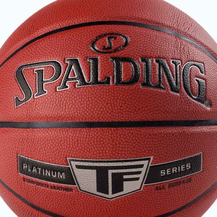 Piłka do koszykówki Spalding Platinum TF pomarańczowa 76855Z 3