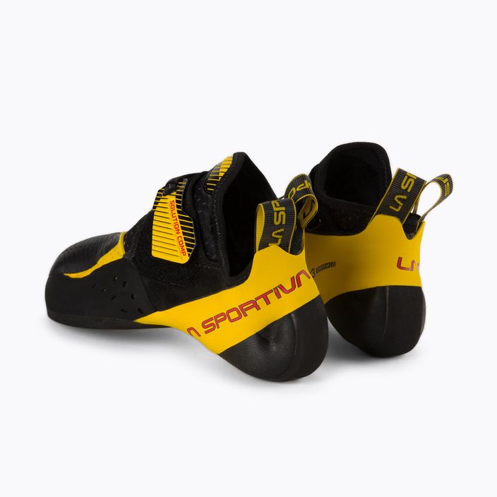 Buty wspinaczkowe męskie La Sportiva Solution Comp żółte 20Z999100_38 3