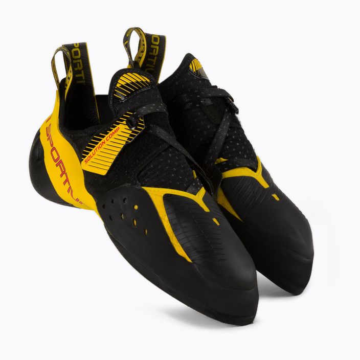 Buty wspinaczkowe męskie La Sportiva Solution Comp żółte 20Z999100_38 5