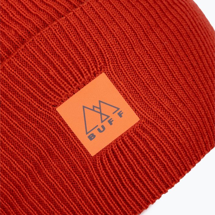 Czapka BUFF Crossknit Hat Sold czerwona 126483 3
