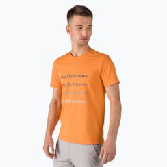 Koszulka trekkingowa męska Peak Performance Ground Tee pomarańczowa G77284170