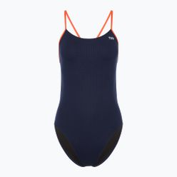 Strój pływacki jednoczęściowy damski TYR Hexa Cutoutfit navy/orange