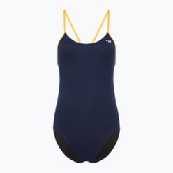 Strój pływacki jednoczęściowy damski TYR Hexa Cutoutfit navy/gold