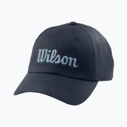 Czapka z daszkiem męska Wilson Script Twill Hat granatowa WRA788607