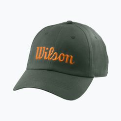 Czapka z daszkiem męska Wilson Script Twill Hat zielona WRA788608