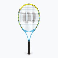 Zestaw do tenisa dziecięcy Wilson Minions 2.0 Junior Kit 25 niebiesko-żółty WR097510F