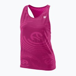 Koszulka tenisowa damska  Wilson PWR SMLS Tank różowy WRA809702