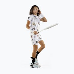 Koszulka tenisowa dziecięca HYDROGEN Tattoo Tech biała TK0504001