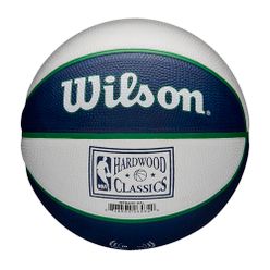 Mini piłka do koszykówki Wilson NBA Team Retro Mini Dallas Mavericks granatowa WTB3200XBDAL