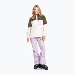 Bluza snowboardowa damska Roxy Alabama beżowa ERJFT04409