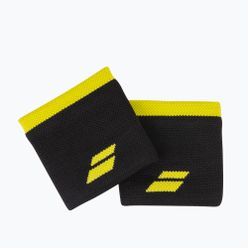 Opaska na nadgarstek BABOLAT Logo Wristband Spring czarno-żółta 5UA1261