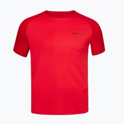 Koszulka tenisowa męska BABOLAT Play Crew Neck Czerwona 3MP1011