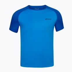 Koszulka tenisowa dziecięca BABOLAT Play Crew Neck niebieska 3BP1011