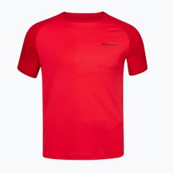 Koszulka tenisowa dziecięca BABOLAT Play czerwona 3BP1011