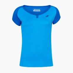 Koszulka tenisowa dziecięca BABOLAT Play Cap Sleeve niebieska 3GP1011