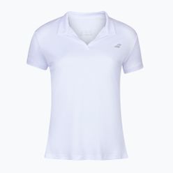Koszulka polo tenisowa dziecięca BABOLAT Play biała 3GP1021