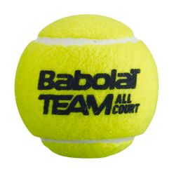 Zestaw piłek tenisowych-4szt. BABOLAT Team All Court 4 żółtych 502081