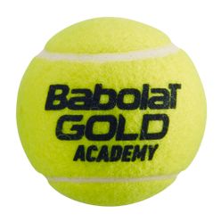Zestaw piłek tenisowych-3szt. Babolat Gold Academy 3 żółtych 501085
