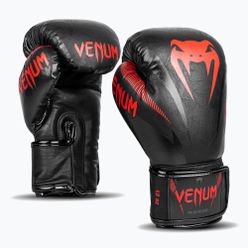 Rękawice bokserskie Venum Impact czarne VENUM-03284-100-10OZ