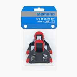 Bloki do pedałów Shimano SMSH10 SPD-SL czerwone Y42U98020