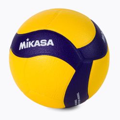 Piłka do siatkówki Mikasa żółto-niebieska V320W