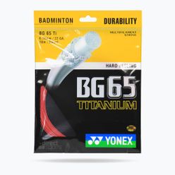 Naciąg badmintonowy YONEX BG 65 Set biały