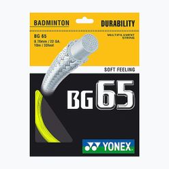 Naciąg badmintonowy YONEX BG 65 Set żółty