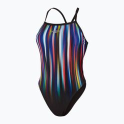 Strój pływacki jednoczęściowy damski Speedo Placement Digi Turnback kolorowy 68-11716G630