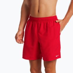 Szorty kąpielowe męskie Nike Essential 7" Volley czerwone NESSA559