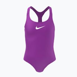 Strój kąpielowy jednoczęściowy dziecięcy Nike Essential Racerback fioletowy NESSB711