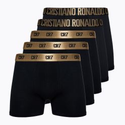 Bokserki męskie CR7 Basic Trunk 5 par gold