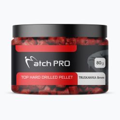 Pellet haczykowy MatchPro Top Hard Drilled Truskawka 12 mm czerwony 979523